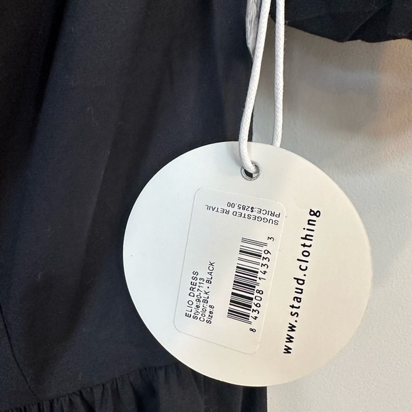 Staud Elio Dress in Black - Picture 12 of 16